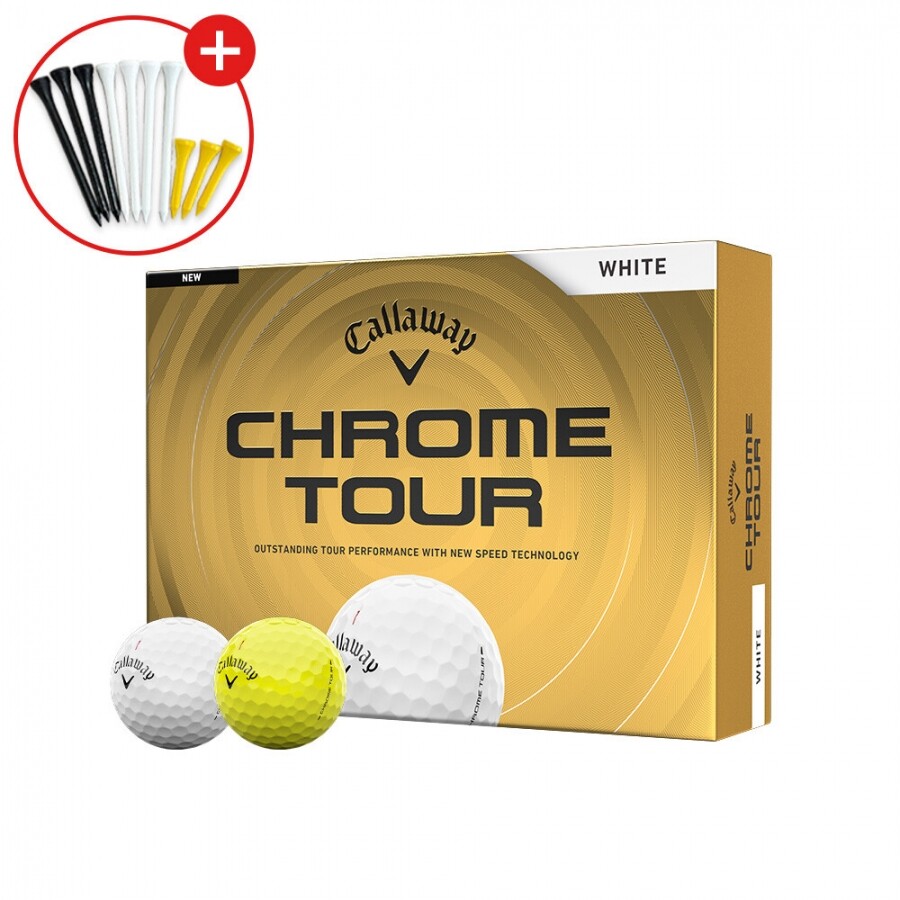 증정 [한국캘러웨이정품] 26년 크롬 투어 골프공 (12구 4피스) GF