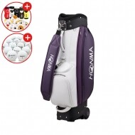 증정A [혼마골프 정품] 혼마골프 26년 비즐4 여성용 휠 캐디백(CB12611) GF