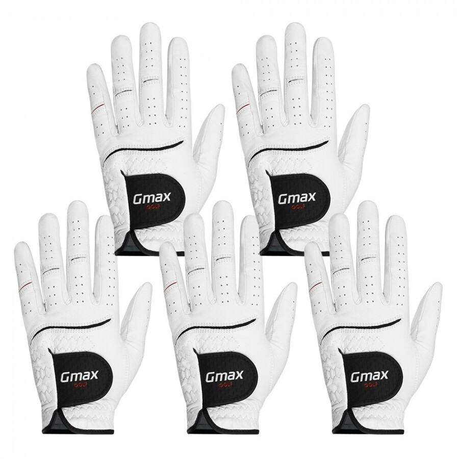 [범양글러브정품]지맥스 양피 골프장갑 남성용 한손 5장 세트 GF