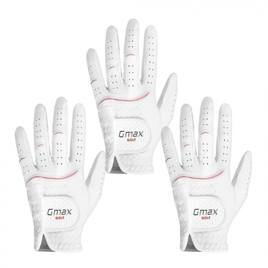 [범양글러브정품]지맥스 양피 골프장갑 여성용 장갑 양손 3장 세트 GF