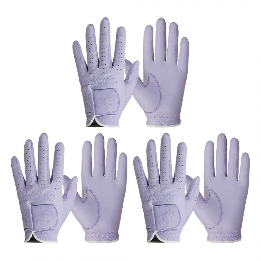 [범양글러브정품]오아이오 칼라스 골프장갑 여성용 양손 3장 세트(핑크,퍼플) GF