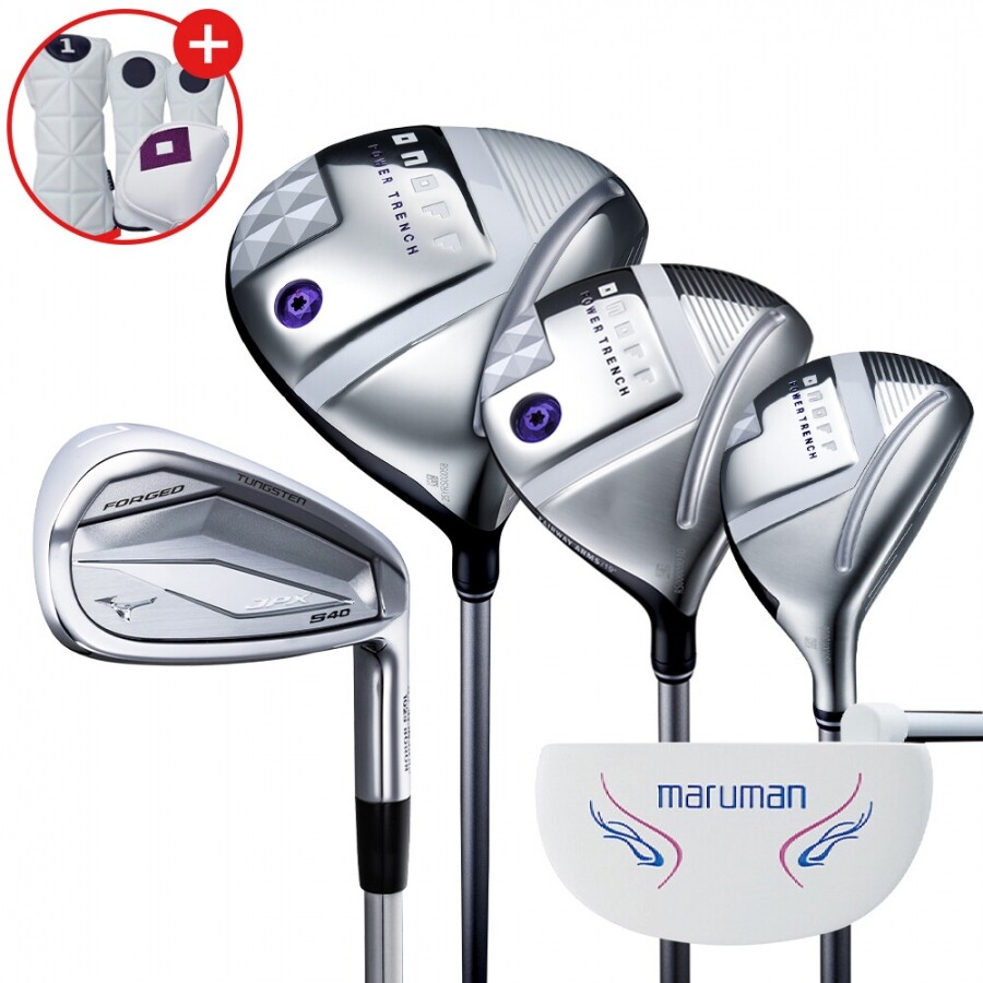 [미즈노상품권]한국미즈노정품 2026년 JPX S40 여성 조합 풀세트(LP425 D+W+UT+S40 8I+SG PT) GF