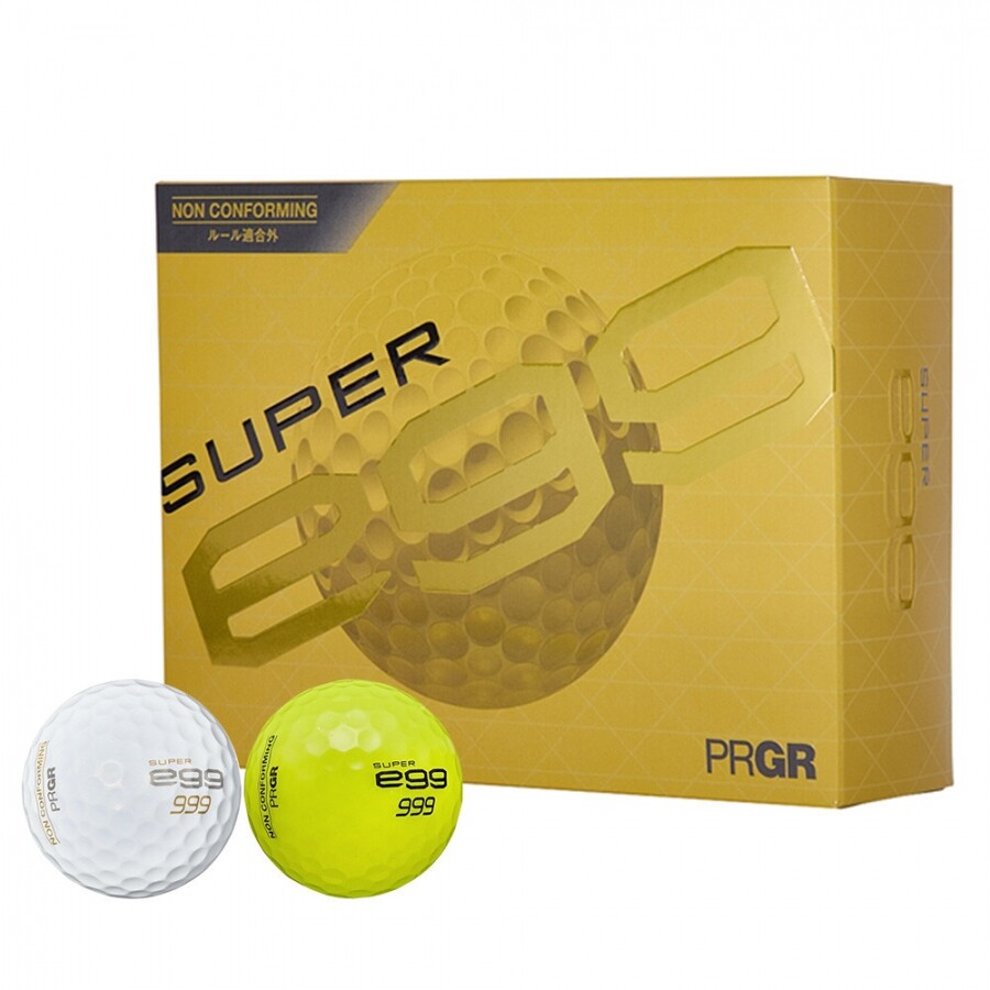 한국프로기아골프 피알지알 26년 슈퍼에그 고반발 볼 (12구 2피스) 1GF